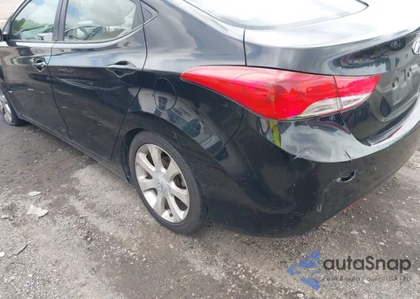 2013 Hyundai Elantra Limited from USA, damaged, VIN 5NPDH4AE1DH172526